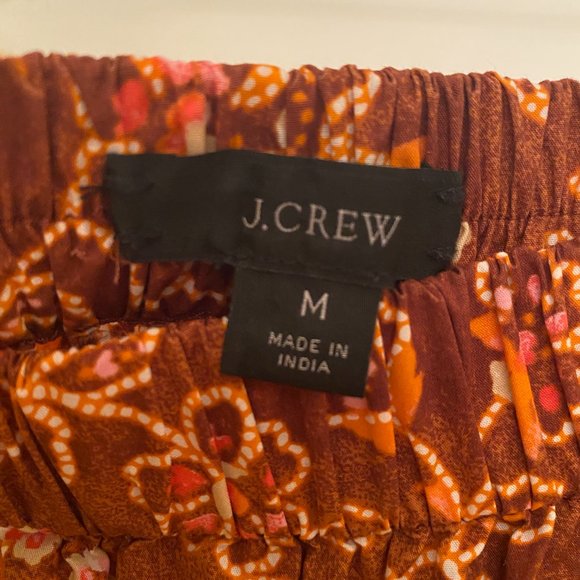 Floral J.Crew peasant Skirt size medium - Picture 3 of 4